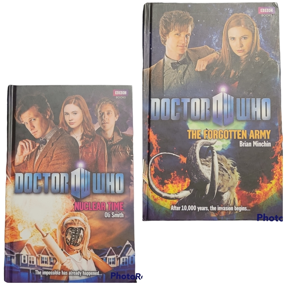 Doctor Who Books The Forgotten Army and Nuclear Time